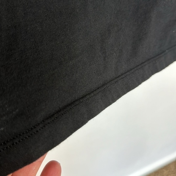 Champion Men's Fitted L Short Sleeve Crew Tee Shirt Black‎ 100% Cotton - Picture 3 of 11